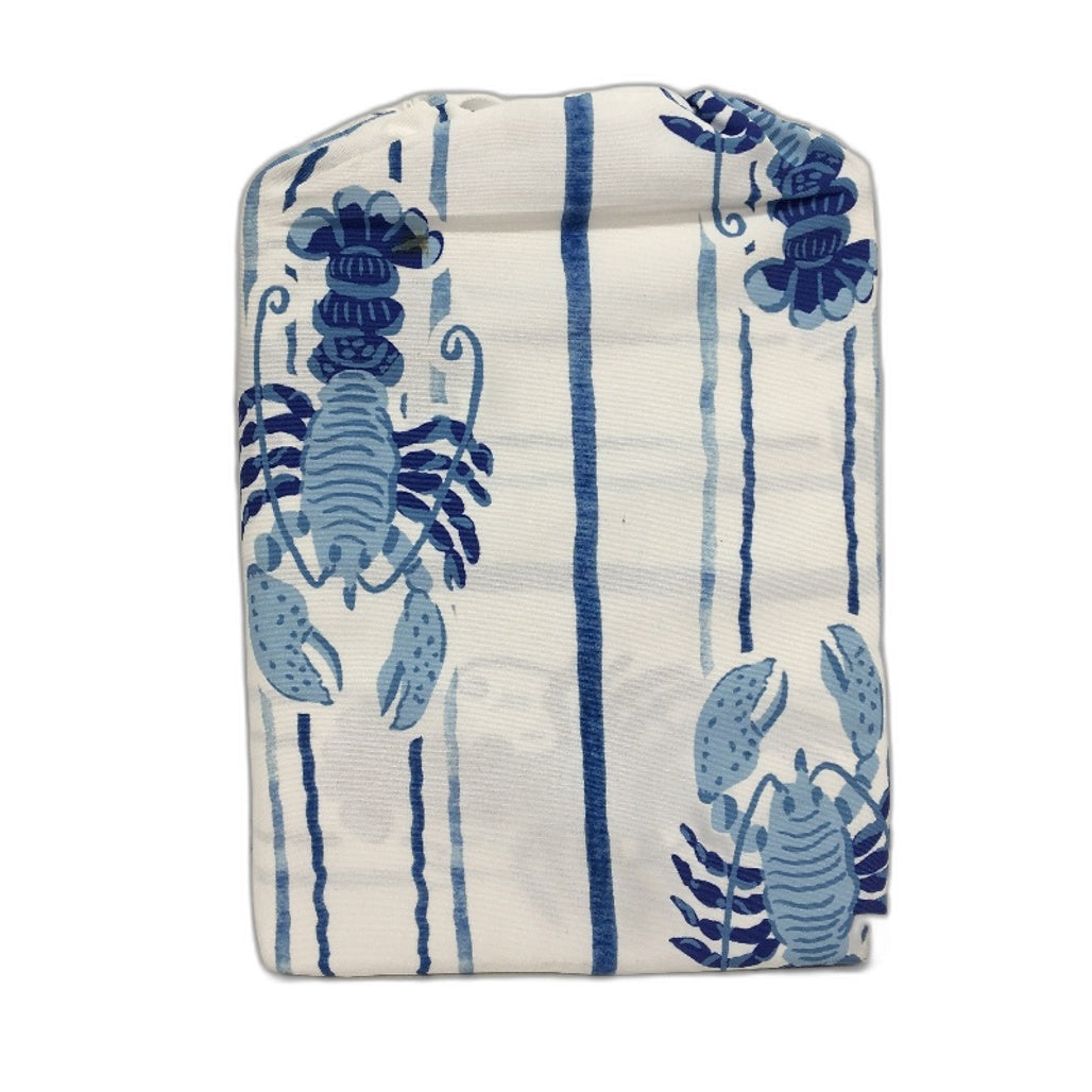 Peppertree Home Collection Blue Lobster Rectangle Tablecloth 130 x 178cm NEW