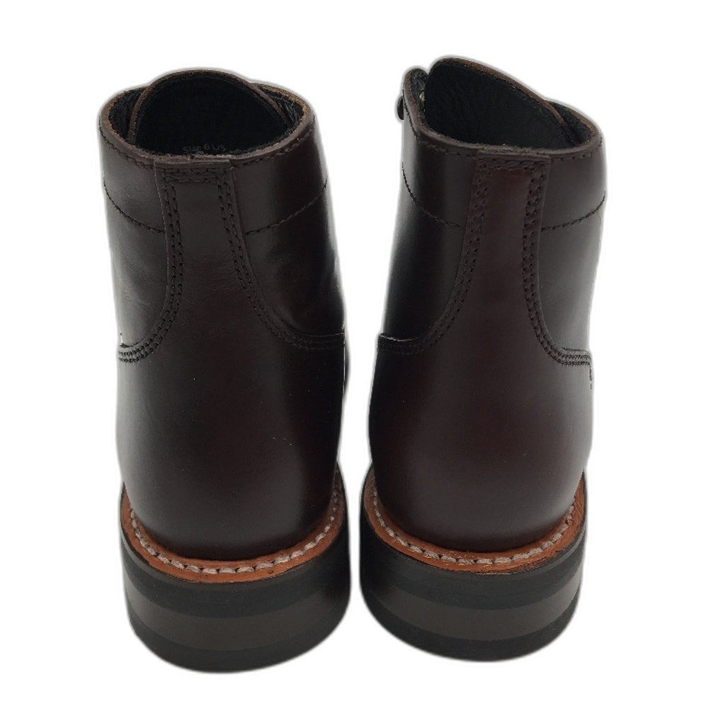 Thursday Boot Company Dark Brown Leather Lace Up Captain Boots Mens US 6 NEW
