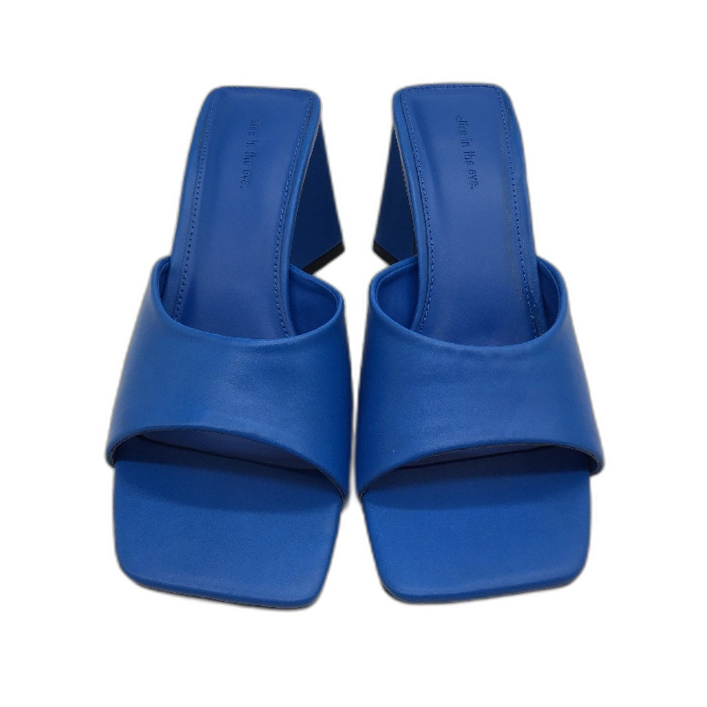 Alice In The Eve Royal Blue Highlight Mule Heels Ladies Size US 7 EU 38 NEW