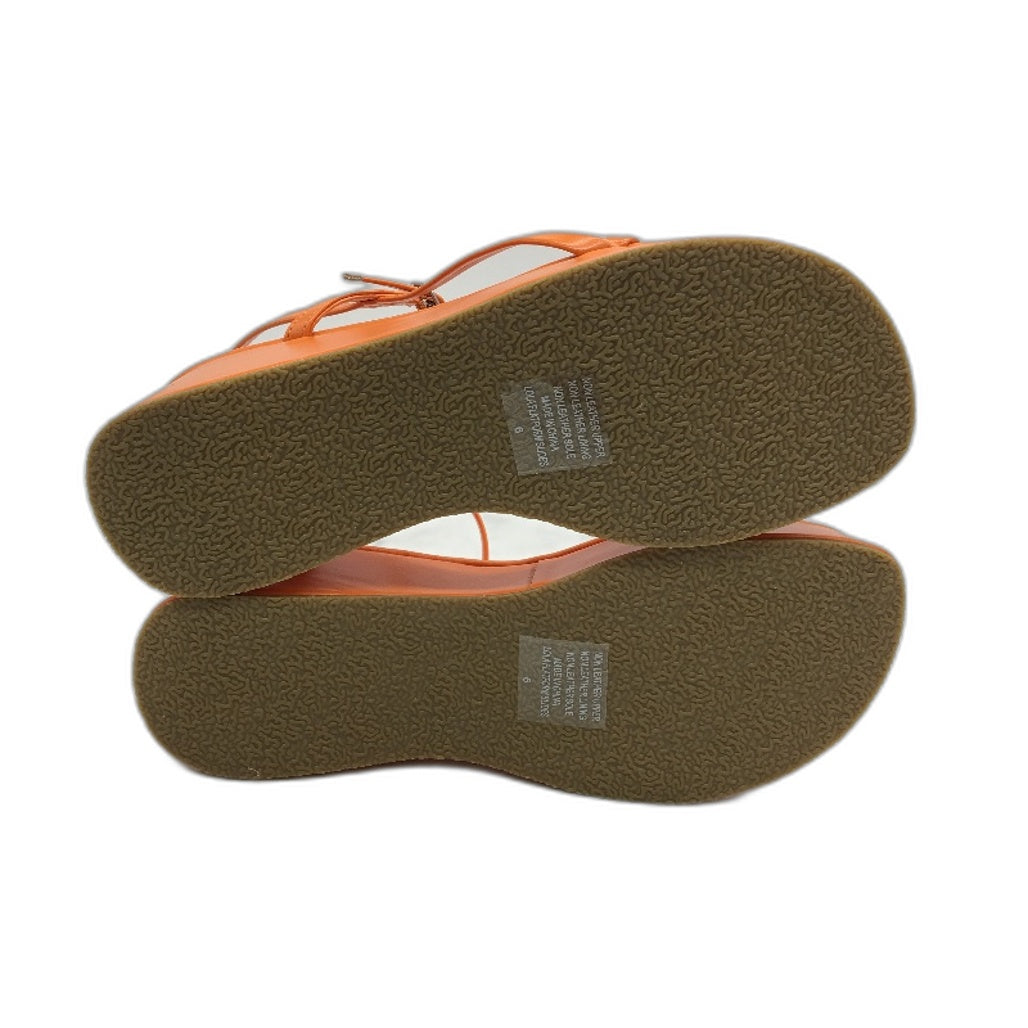Alice In The Eve Orange Tangerine Lola Flatform Sandals Ladies Size US6 EU37 NEW