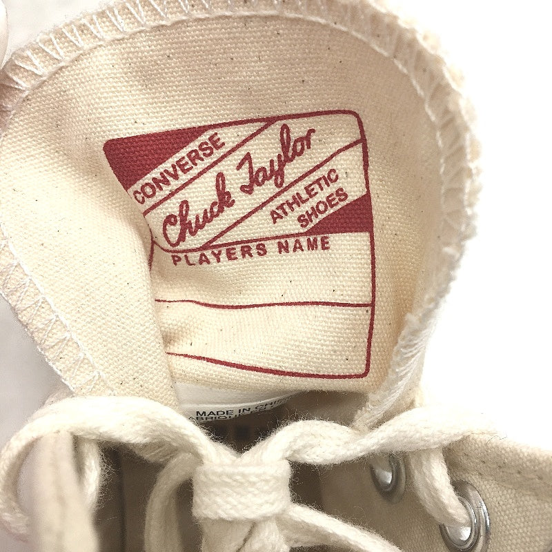 Converse All Star Chuck Taylor Cream Gloss Toe Athletic Sneakers EU40 M7 L9 NEW