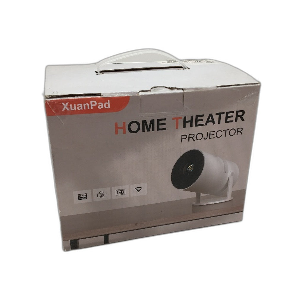 XuanPad Mini Full HD Portable White Home Theater Projector DEMO
