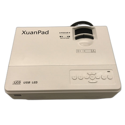 XuanPad White Portable Mini Projector w/ Wi-Fi & Bluetooth DEMO