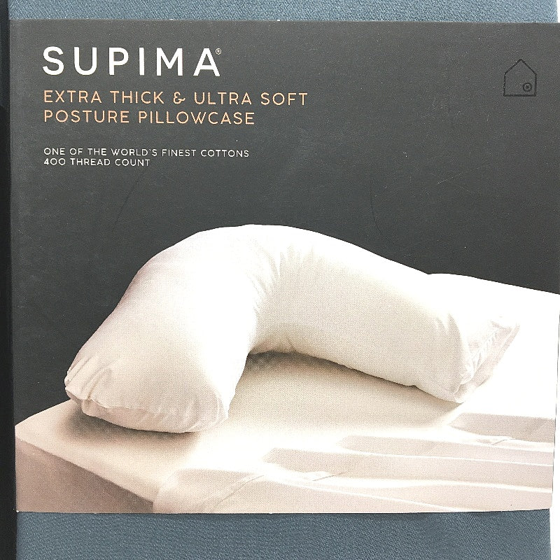 Suprima Set of 1 Blue Steel Posture & 2 European Pillowcases NEW