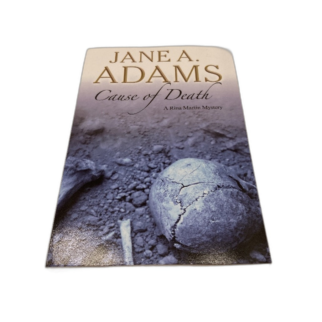 Cause of Death A Rina Martin Mystery Book by Jane A. Adams NEW