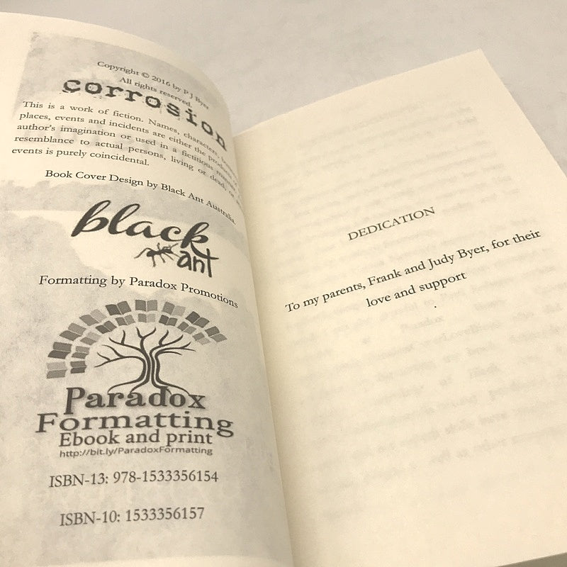 Corrosion Book 2 in the Trial Bay Series by P J Byer NEW