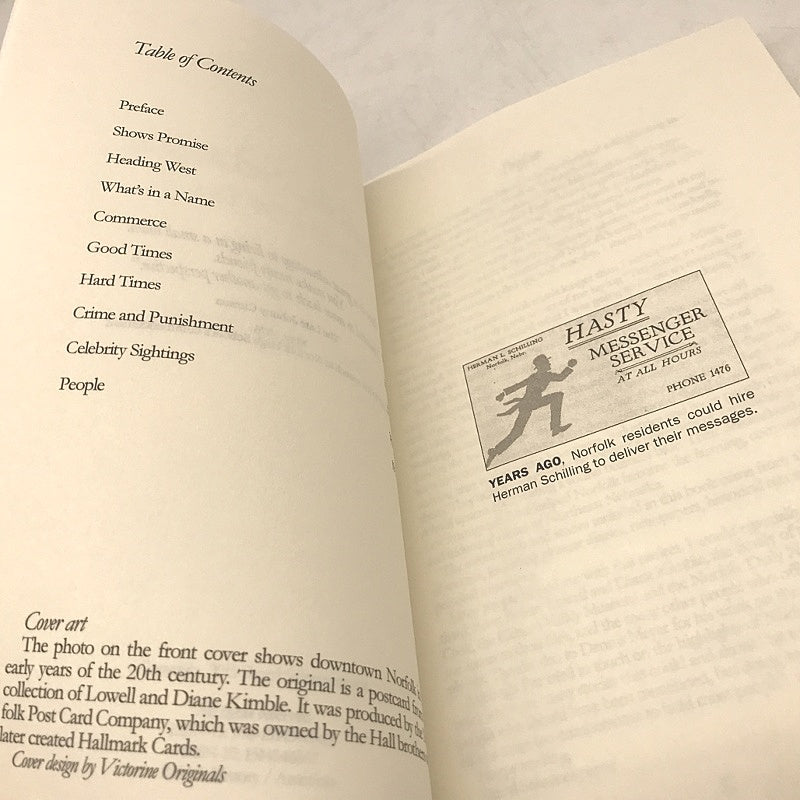 Norfolk Nebraska the First 150 Years Book by Sheryl Schmeckpeper NEW