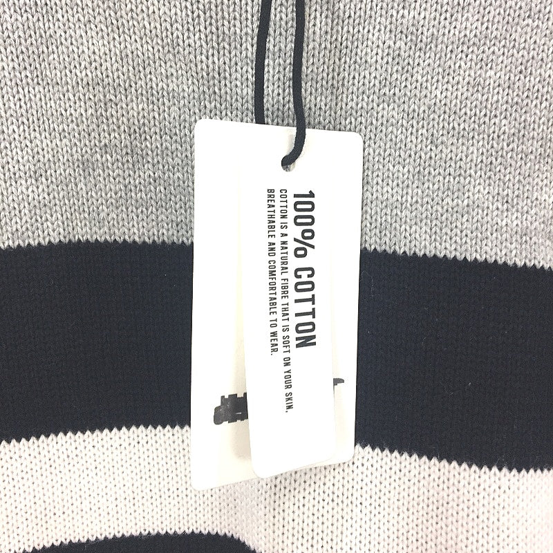 Jeanswest Mens Light Grey Knit with Stripes Long Sleeve Jumper Size L NEW