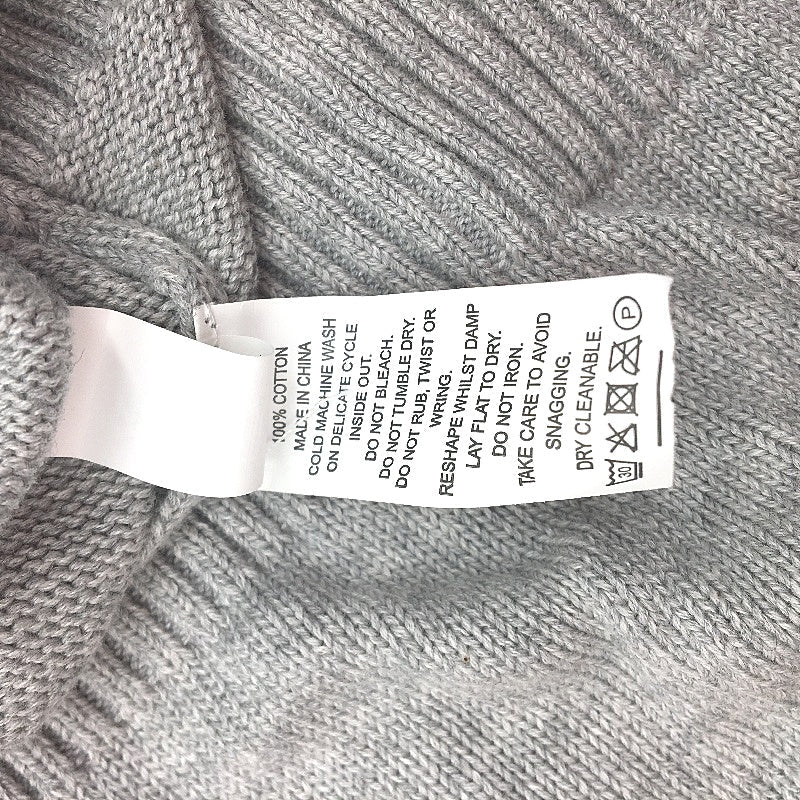 Jeanswest Mens Light Grey Knit with Stripes Long Sleeve Jumper Size L NEW