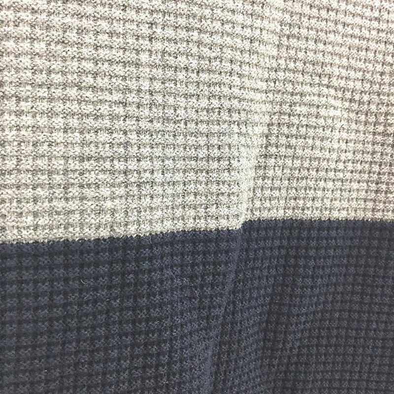 Jeanwest Mens Dark Grey Waffle Soft Zipper Long Sleeve Jumper Size M NEW