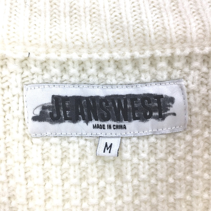 Jeanswest Mens Textured Soft Knit Navy Blue Striped Jumper Size M NEW