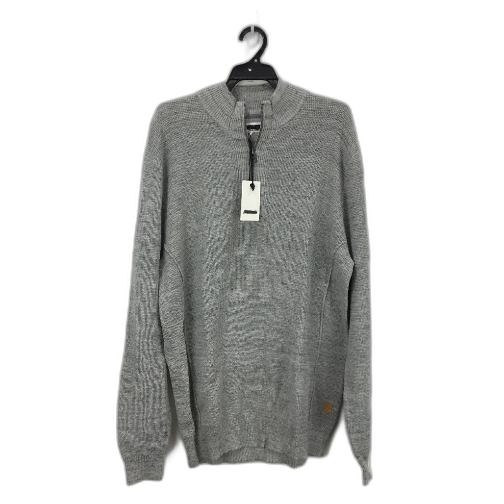 Jeanwest Mens Alloy Marlie Knit Textured Zipper Jumper Size L NEW