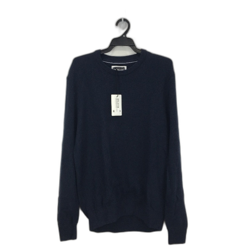 Jeanswest Mens 100 Cotton Textured Navy Blue Jumper Size L NEW
