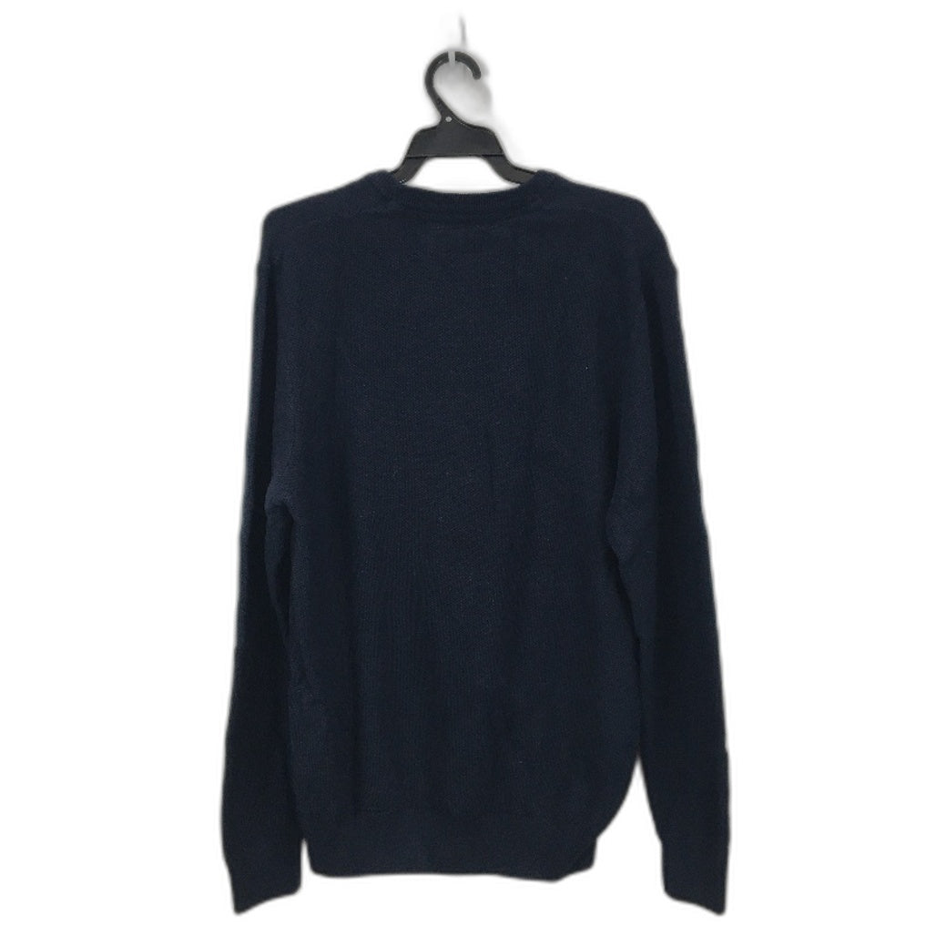 Jeanswest Mens 100 Cotton Textured Navy Blue Jumper Size L NEW