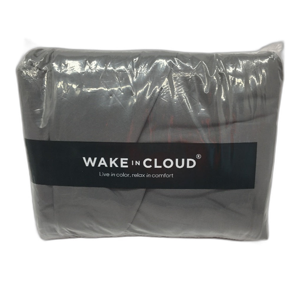 Wake in Cloud Charcoal Quilt Cover Set King with 2 Pillowcases NEW