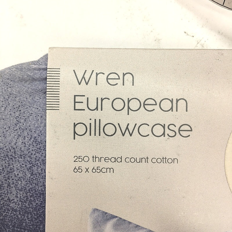 Target 4 Mixed Blue Tones Textures/Colours Europoean Pillow Cases NEW