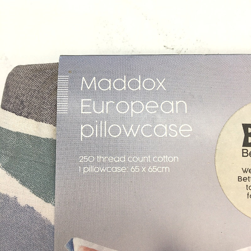 Target 4 Mixed Blue Tones Textures/Colours Europoean Pillow Cases NEW