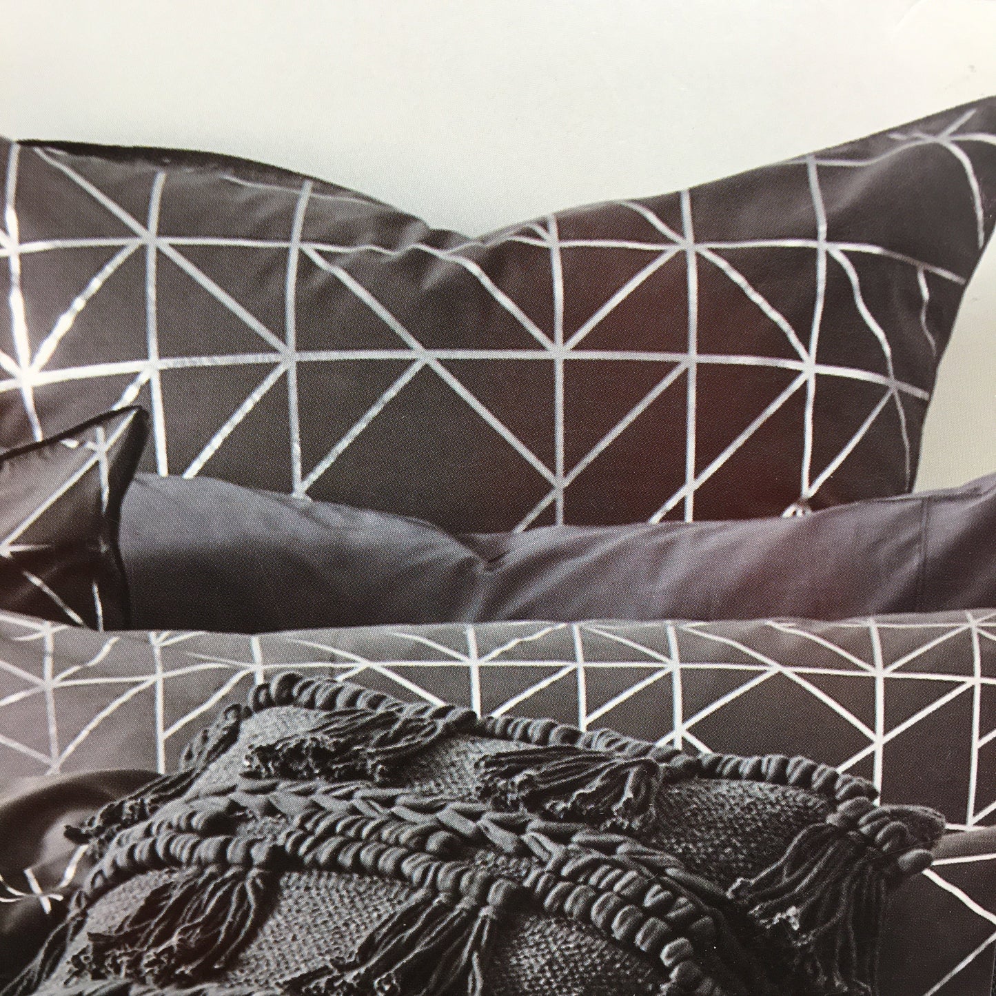 Target 5 Mixed Textures/Colours Europoean Pillow Cases NEW