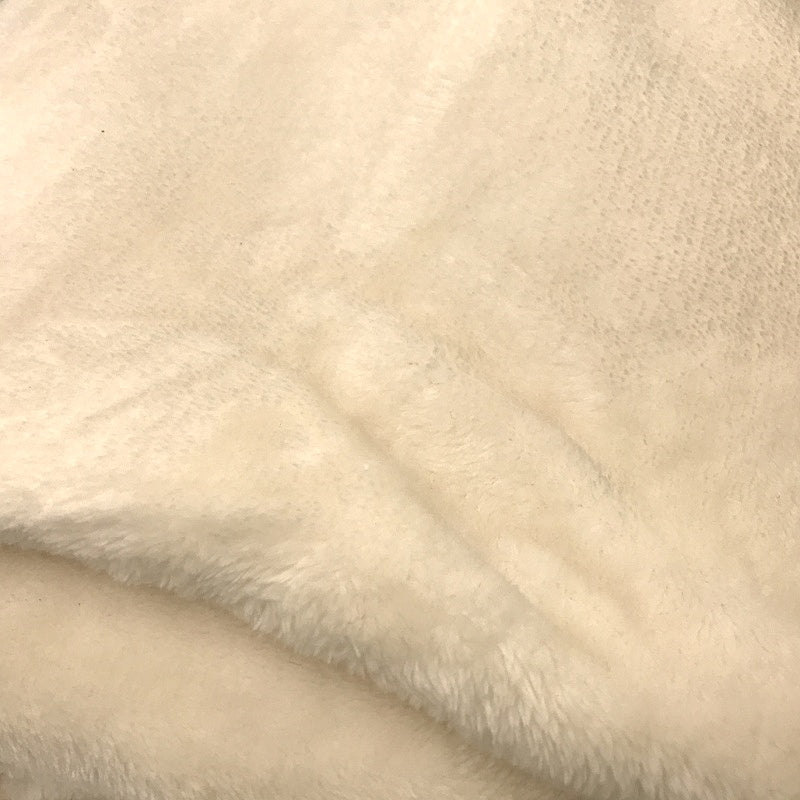 Kirkton House Kids Super Soft Plush Cream White Blanket Single NEW