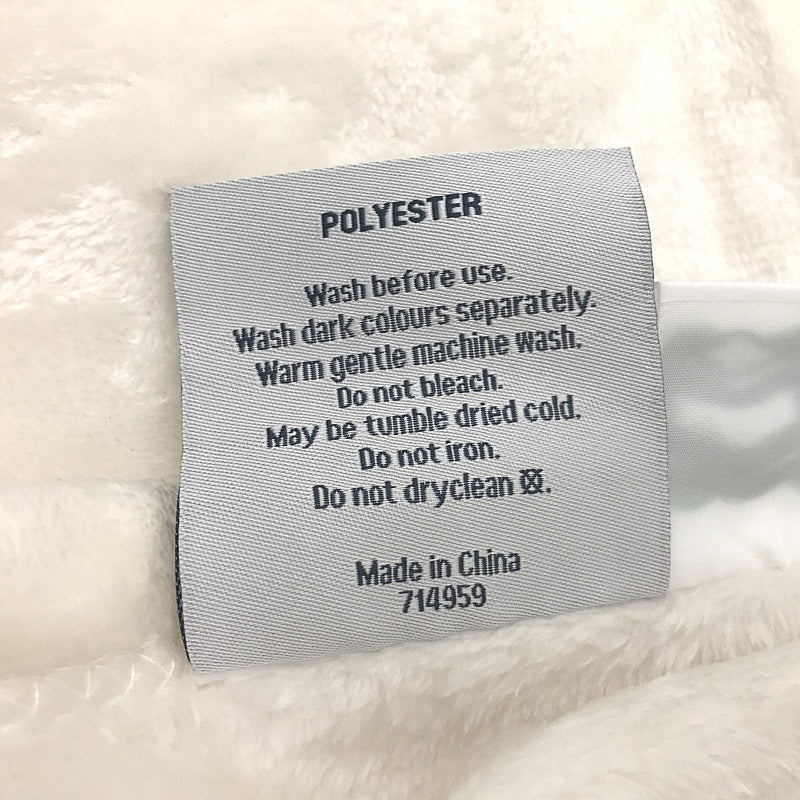 Kirkton House Kids Super Soft Plush Cream White Blanket Single NEW