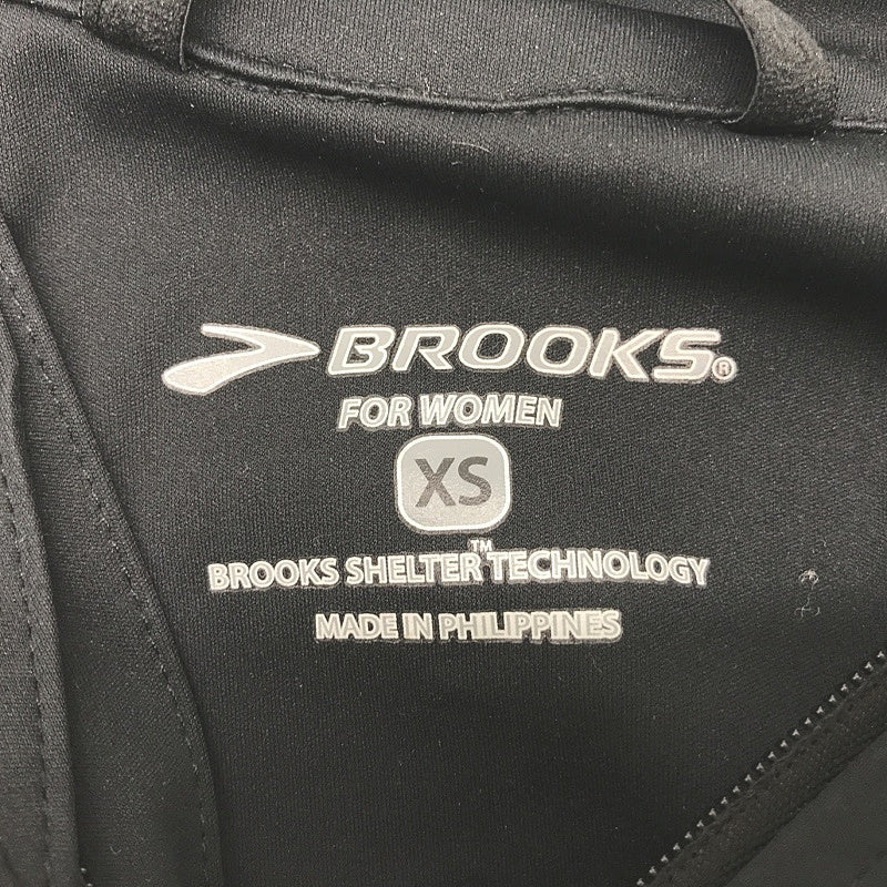 Brooks Womens Black Activewear Zpper Jumper Size XS NEW