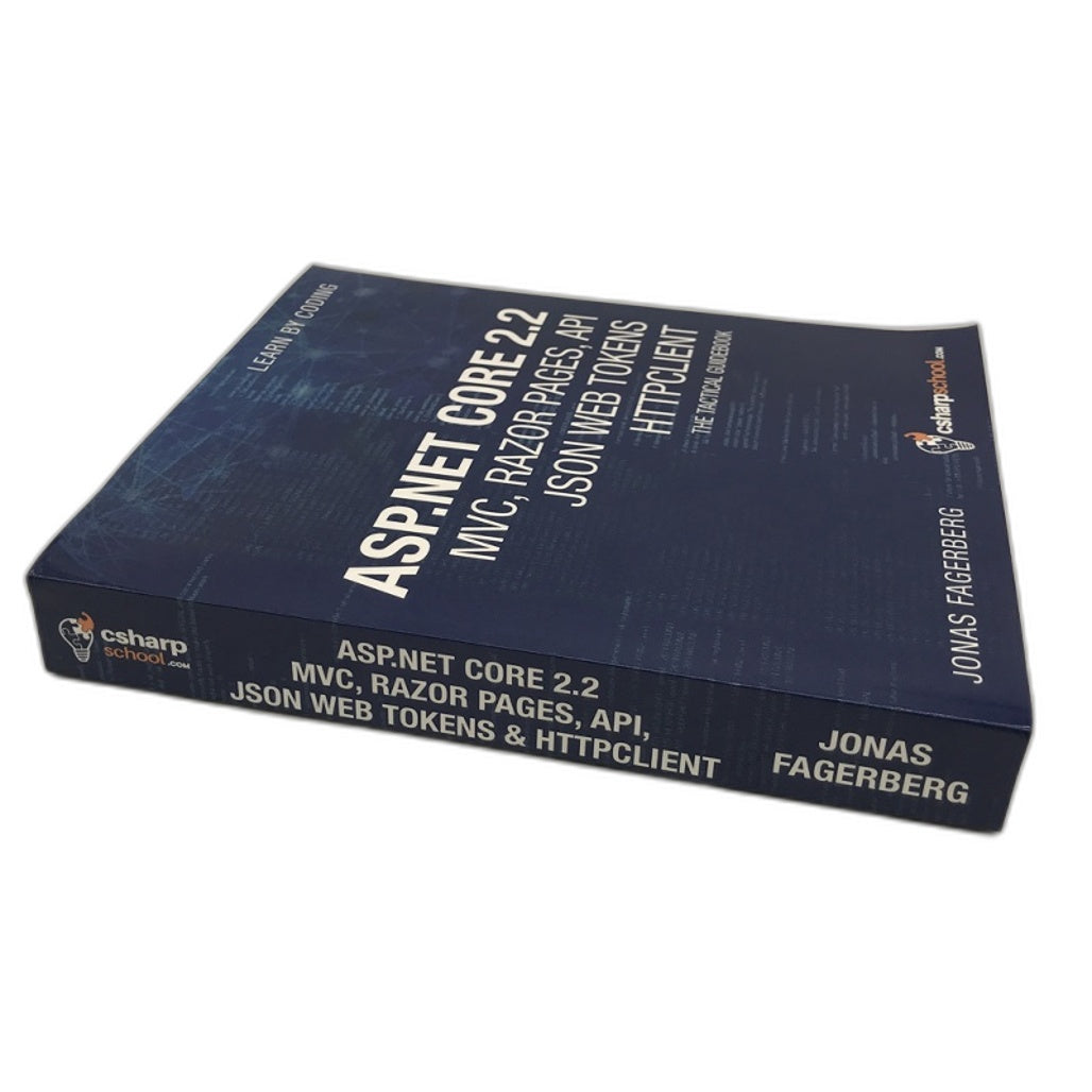 ASP.NET Core 2.2 Learn By Coding: The Tactical Guidebook by Jonas Fagerberg Paperback NEW