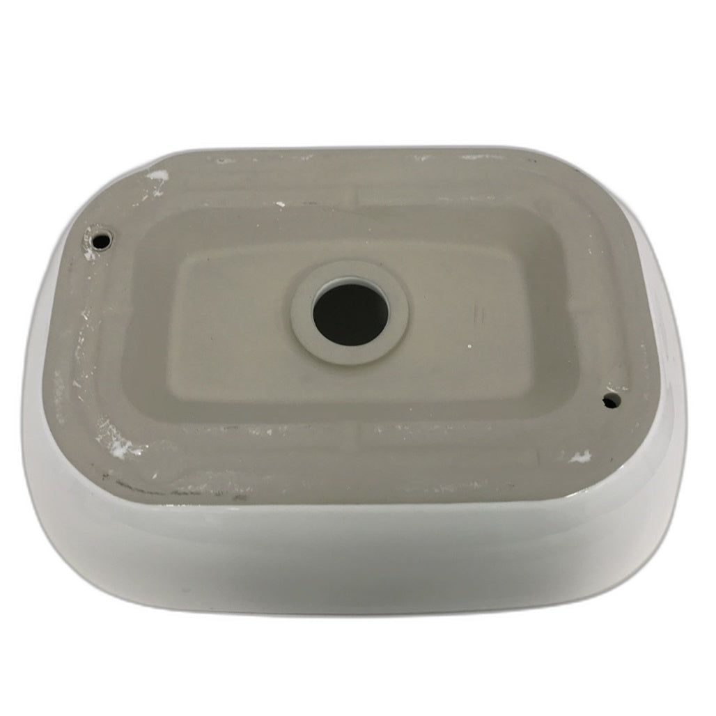 Cefimo White Rectangular Ceramic Basin/Sink CB-074-WH NEW