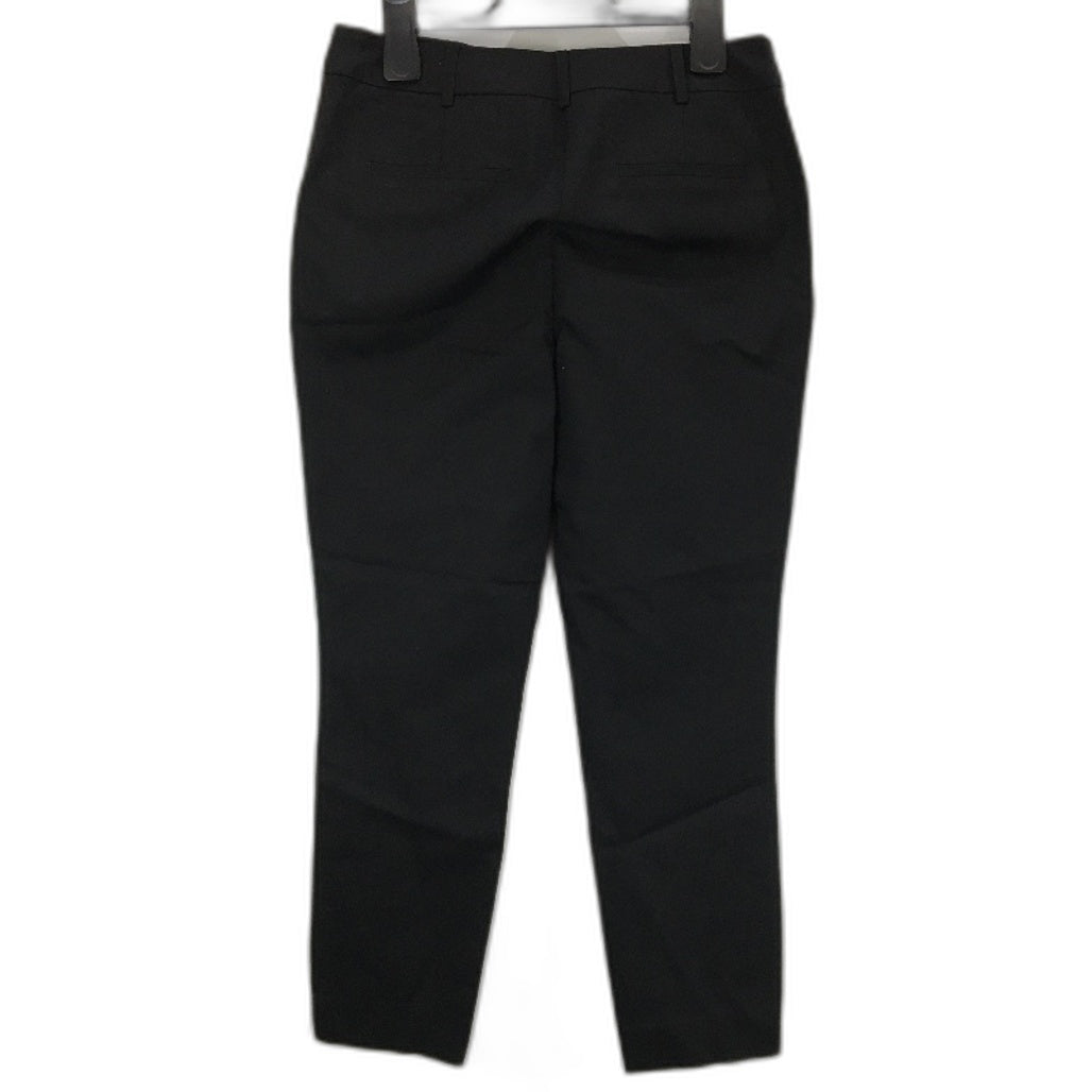 Jacqui E Black Capri 3/4 Basic Minimalist Pants Ladies Size 8 NEW