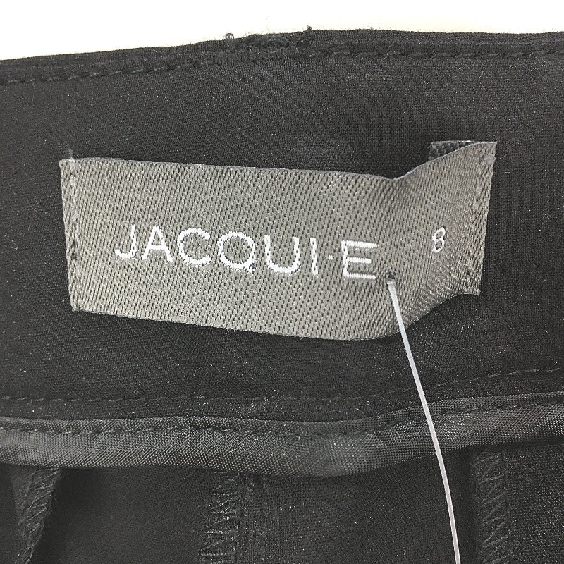 Jacqui E Black Capri 3/4 Basic Minimalist Pants Ladies Size 8 NEW