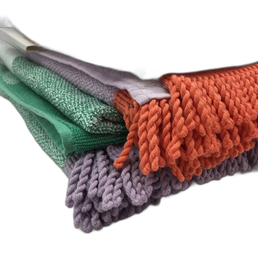 Target 2Pack Angie Gingham Jacquard Green & Purple Large Beach Towels NEW