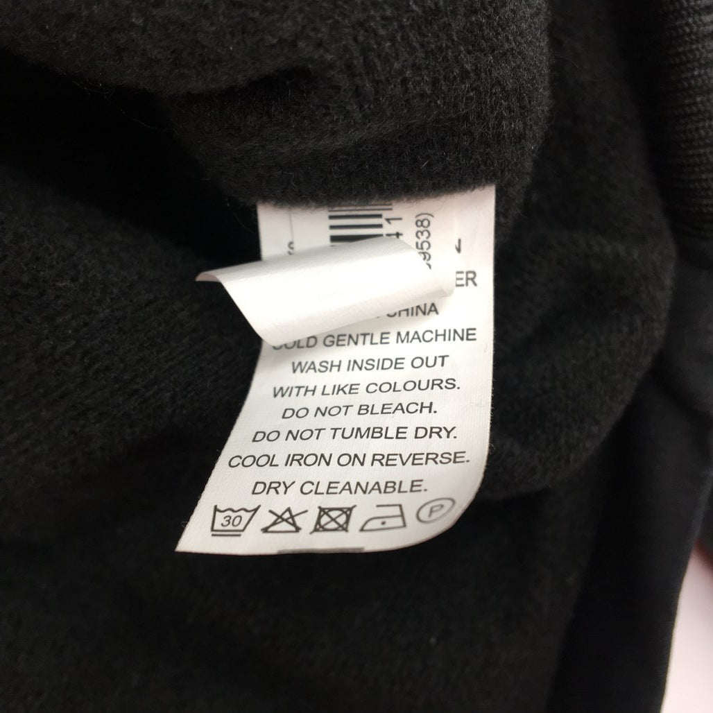 Jeanswest Basic Hooded Black Zip Thru Jacket Mens Size Large NEW