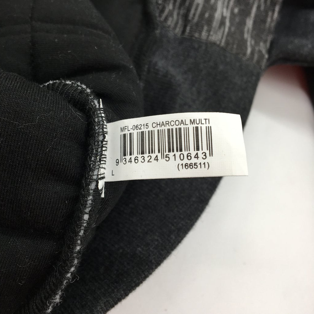 Jeanswest Black Marle Zip Thru Front Pocket Hooded Jacket Mens Size Large NEW