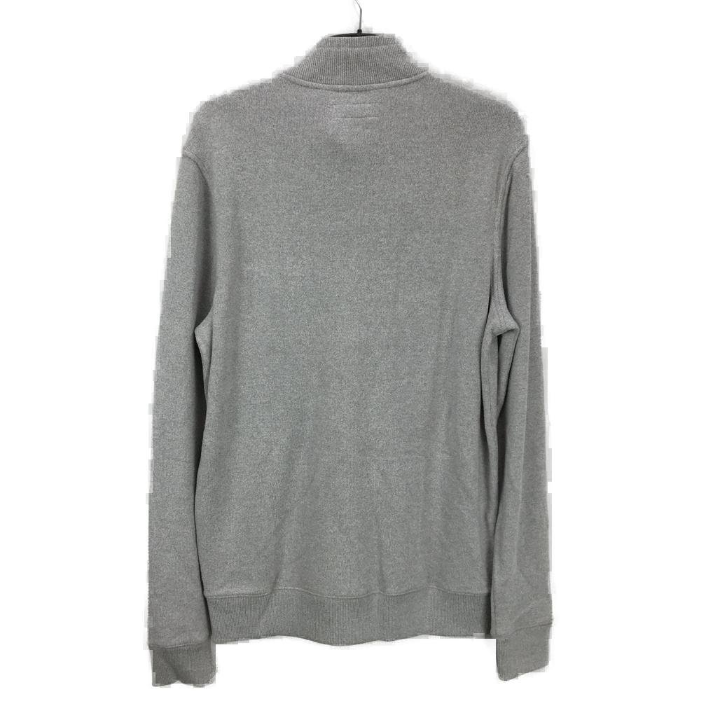 Jeanswest Grey Knit Zip Thru Front Chest Pocket Jacket Mens Size Medium NEW