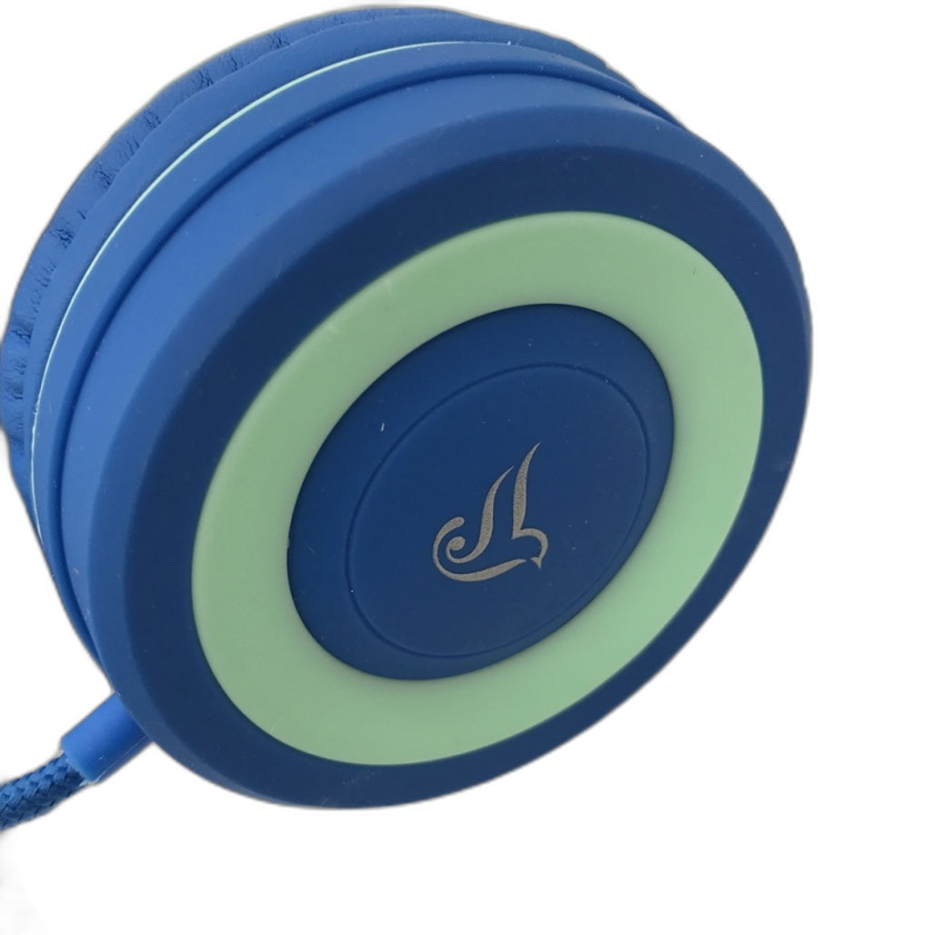 Yomuse C89 Collapsible Wired On Ear Foldable Headphone Blue NEW
