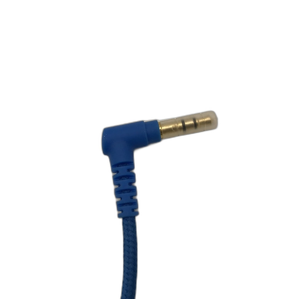 Yomuse C89 Collapsible Wired On Ear Foldable Headphone Blue NEW