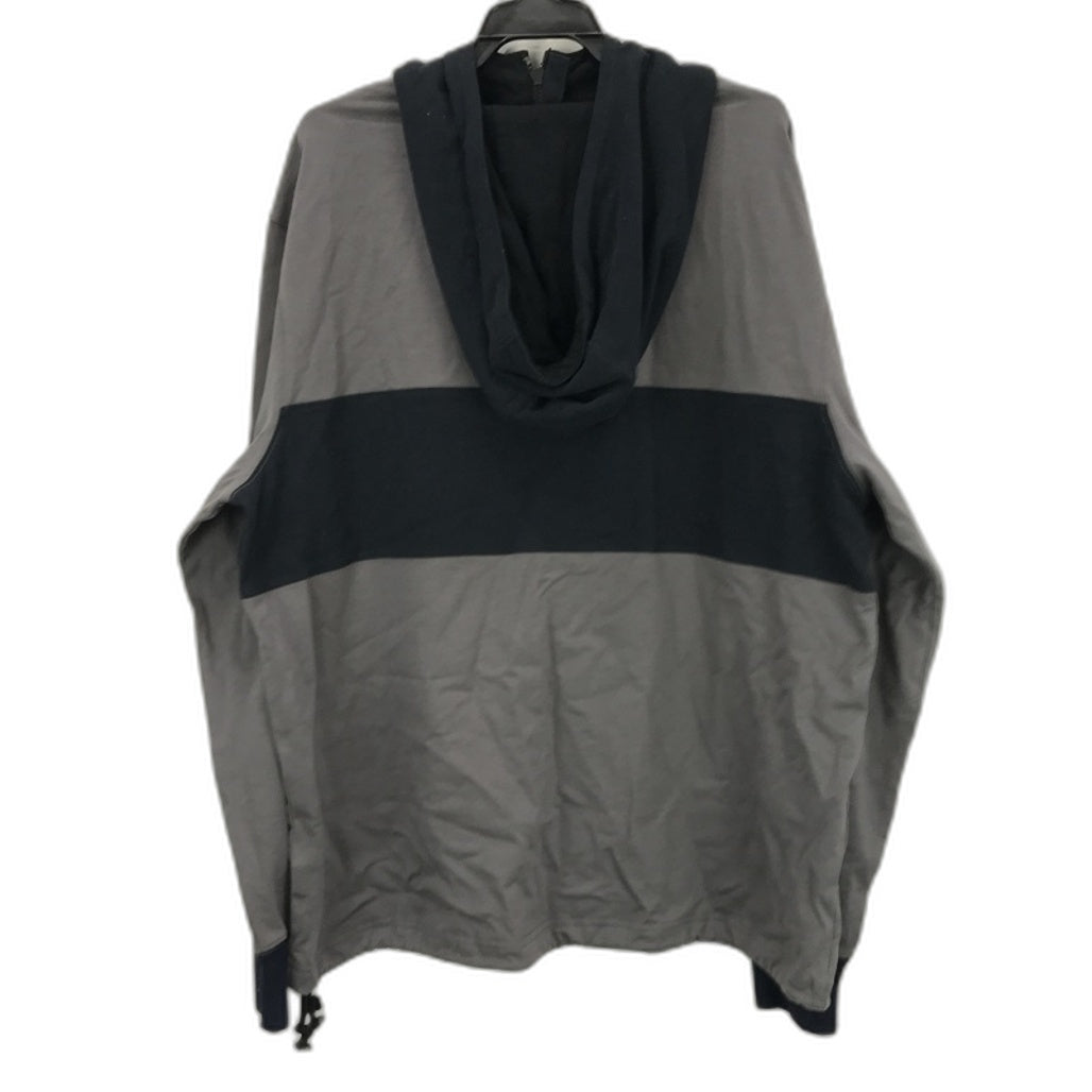 Jeanwest Mens Hooded Zipper Grey&Black Jumper Size L NEW