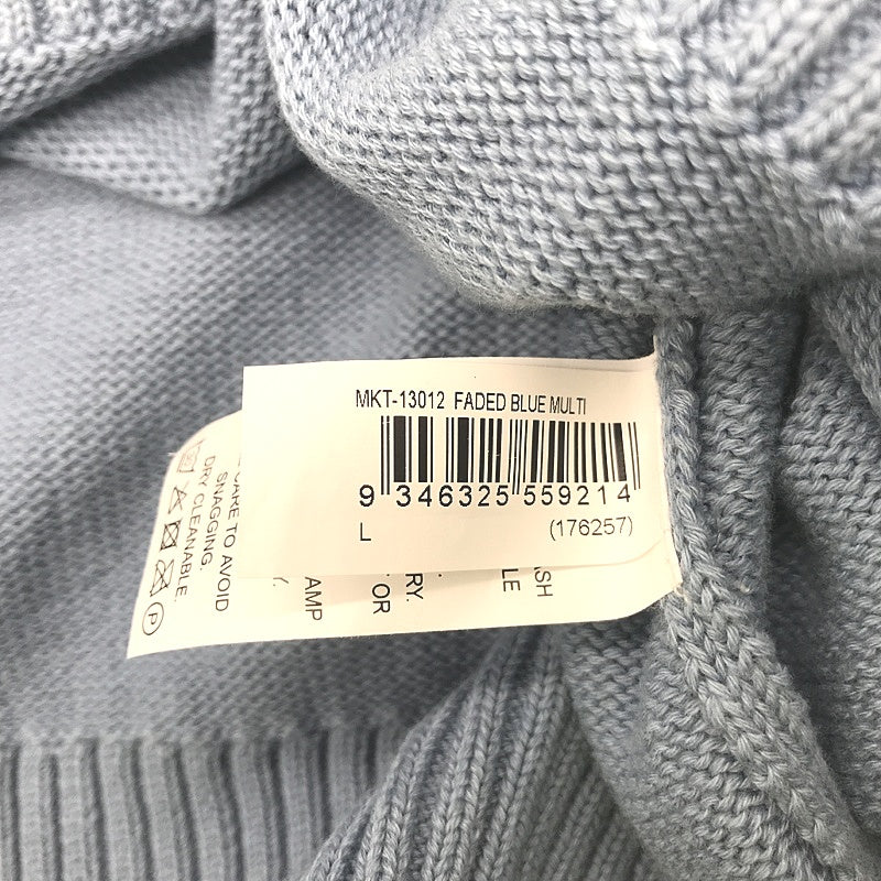 Jeanwest Mens Blue Knit Striped Long Sleeve Jumper Size L NEW