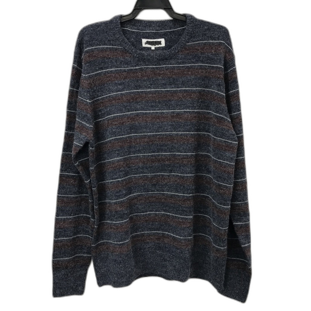 Jeanswest Morrison Multicoloured Stripe Crew Knit Jumper Mens Sz Large NEW