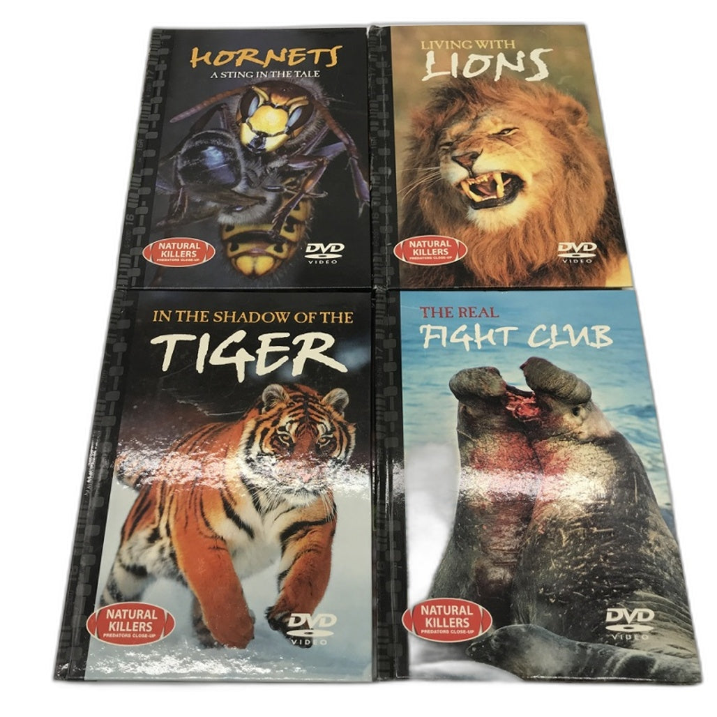 Bulk Lot Nature & Wildlife 9 DVD & Mini Book Lot Inc Wild Dogs & Top Cat