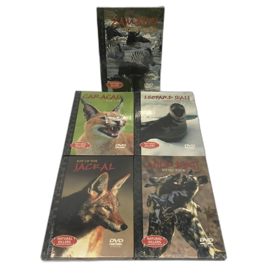 Bulk Lot Nature & Wildlife 9 DVD & Mini Book Lot Inc Wild Dogs & Top Cat