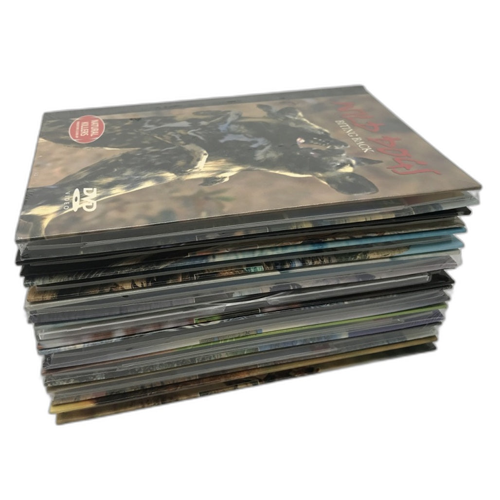 Bulk Lot Nature & Wildlife 9 DVD & Mini Book Lot Inc Wild Dogs & Top Cat
