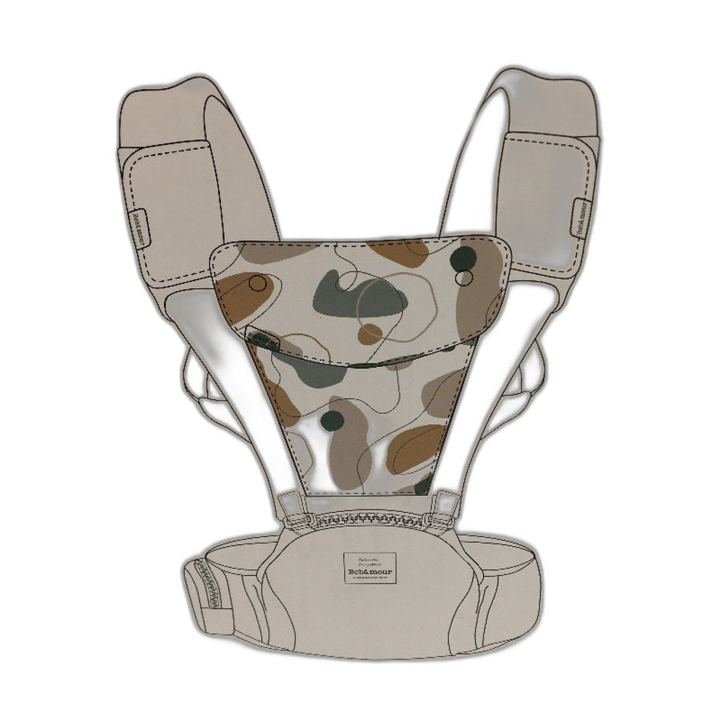 Bebamour Air Grey Foldable Baby Carrier Newborn to Toddler 0-36 Months NEW