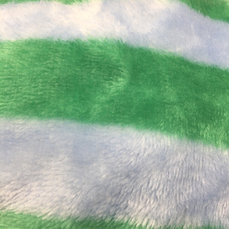 Target Super Soft Joshua Blue Stripe Coral Fleece Throw 127 x 152cm NEW