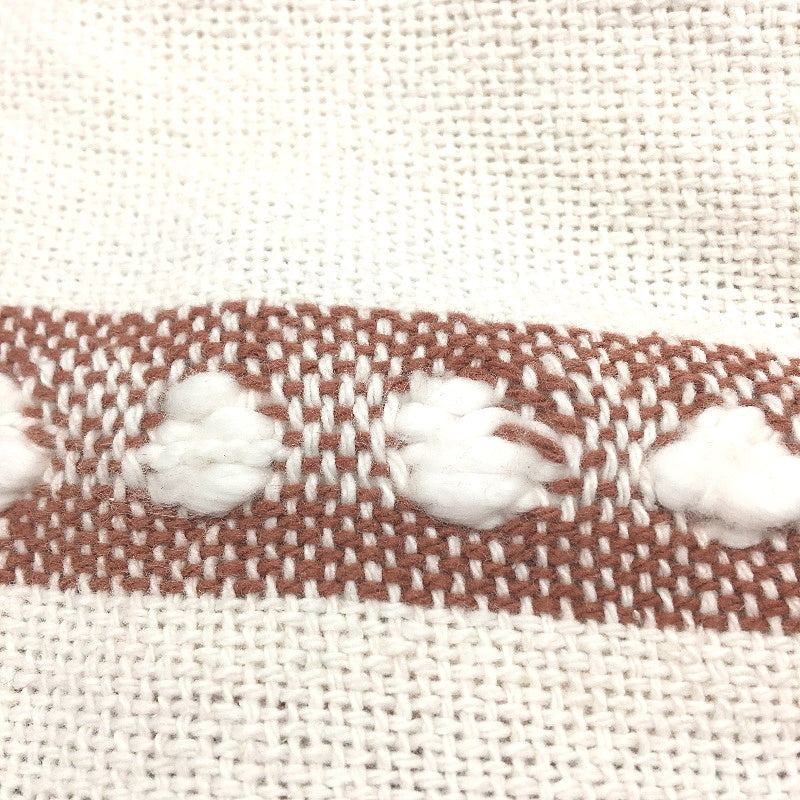 Target Coda Textured Rust & Cream Throw Blanket 127 x 152cm NEW