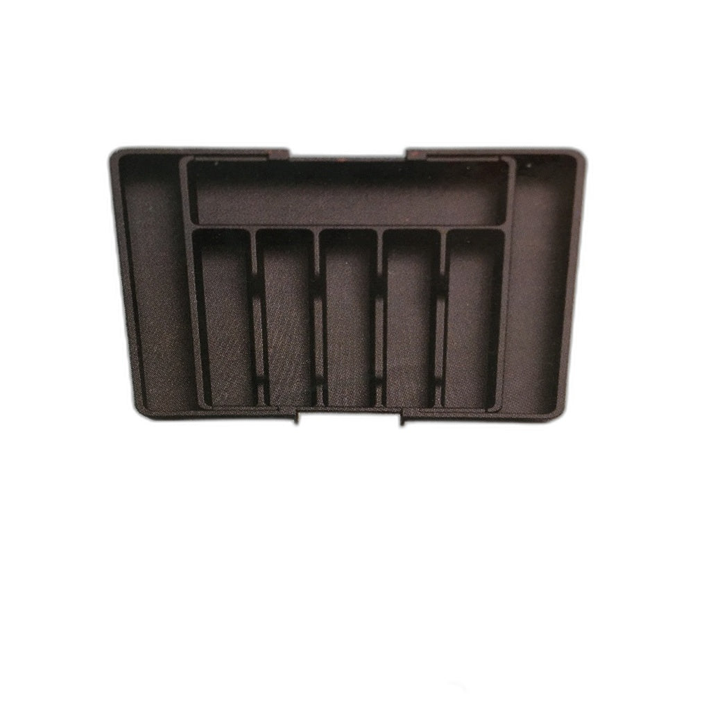 Kitchen Large Capacity Expandable Tableware Black Storage Box NEW