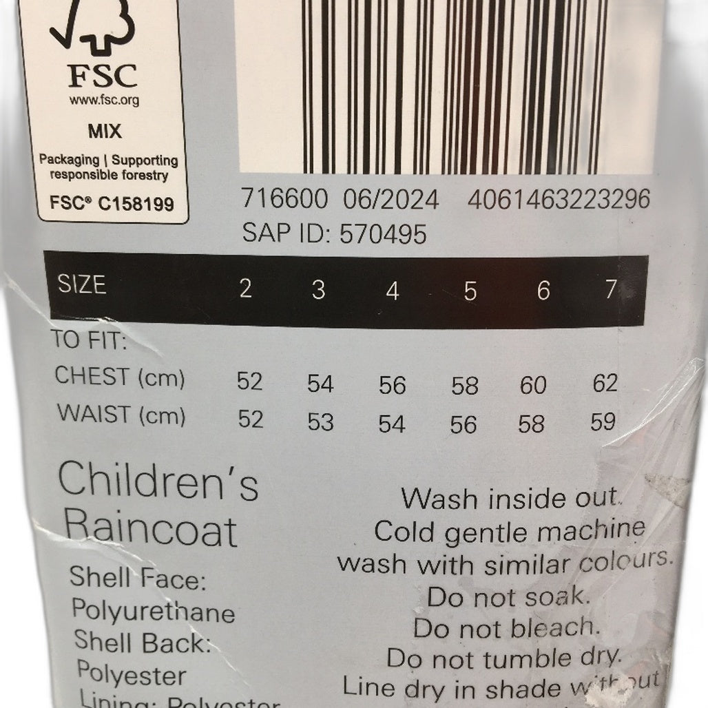 Bonds Pullover Jumper & Lily and Dan Green Childrens Raincoat Kids Size 6 NEW