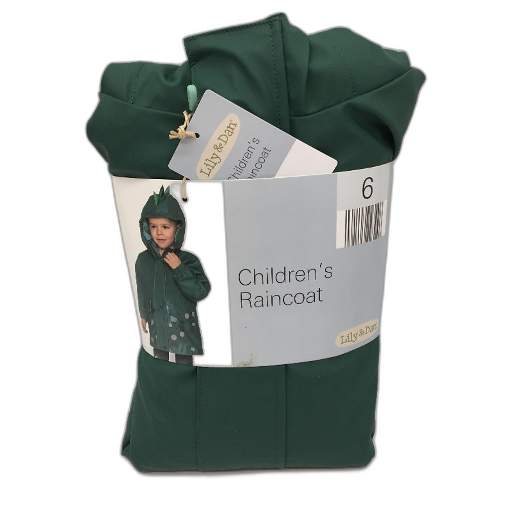 Bonds Pullover Jumper & Lily and Dan Green Childrens Raincoat Kids Size 6 NEW
