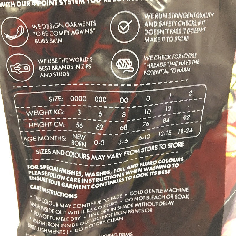 Bonds Zip Wondersuit & Lily and Dan Swimwear & Hat Set Baby Size 00 NEW