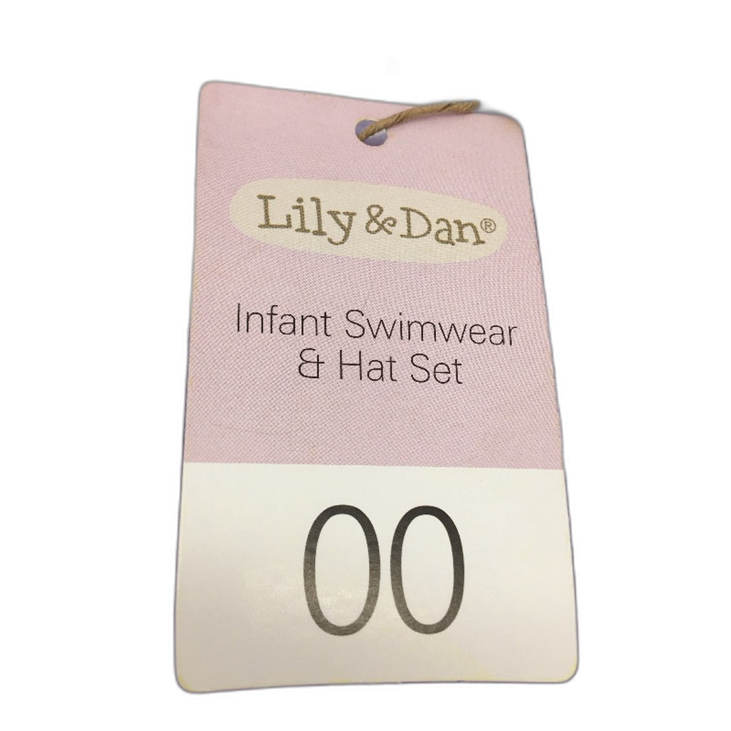 Bonds Zip Wondersuit & Lily and Dan Swimwear & Hat Set Baby Size 00 NEW