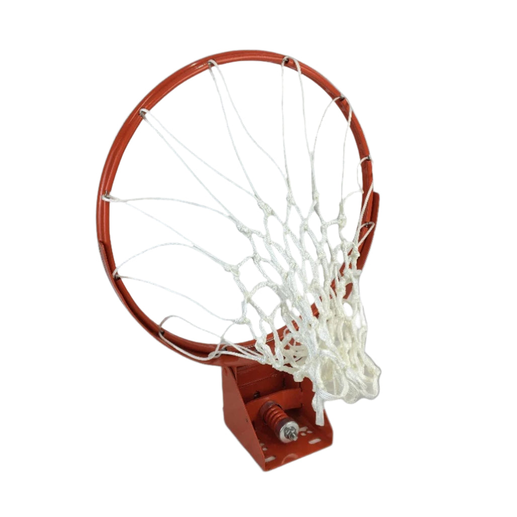 Wall Mount Breakaway Orange Heavy Duty Flex Basketball Rim With Net NEW